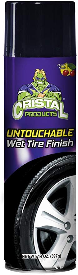 Cristal Car Care Untouchable Wet Tire Finish, 14 oz., 7510939